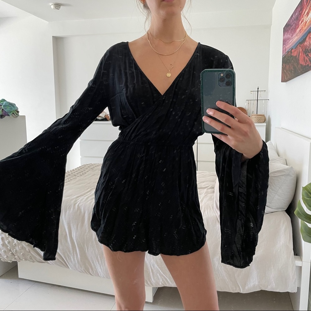 Groovy Long Sleeve Romper